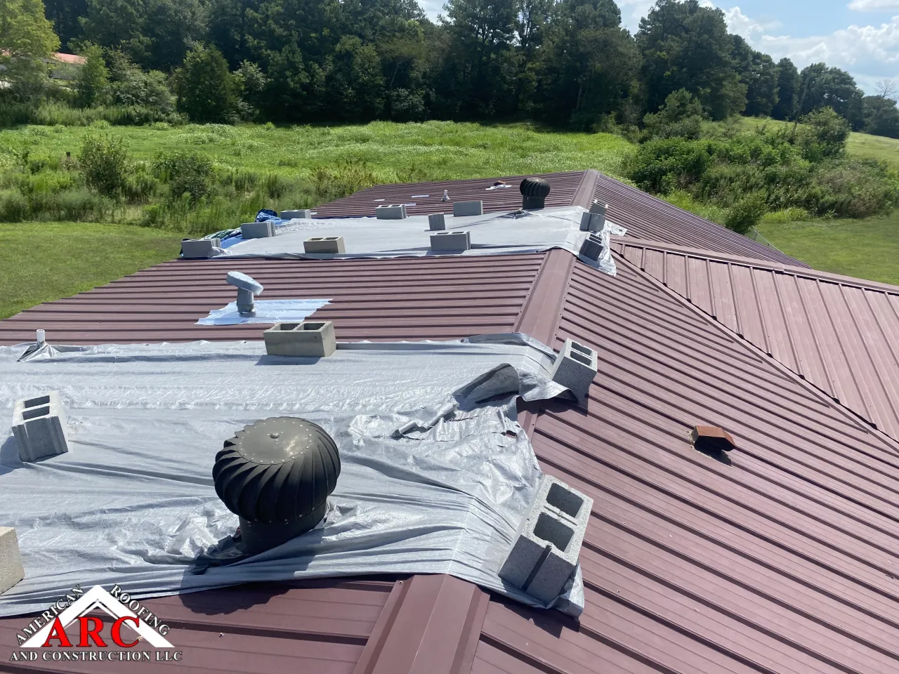 Metal roof remove install 30 year shingle
