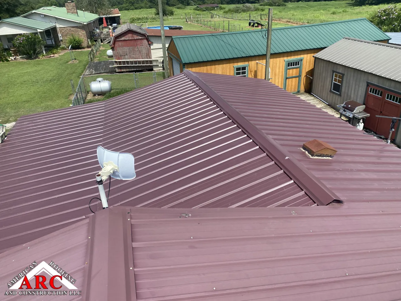 Metal roof remove install 30 year shingle
